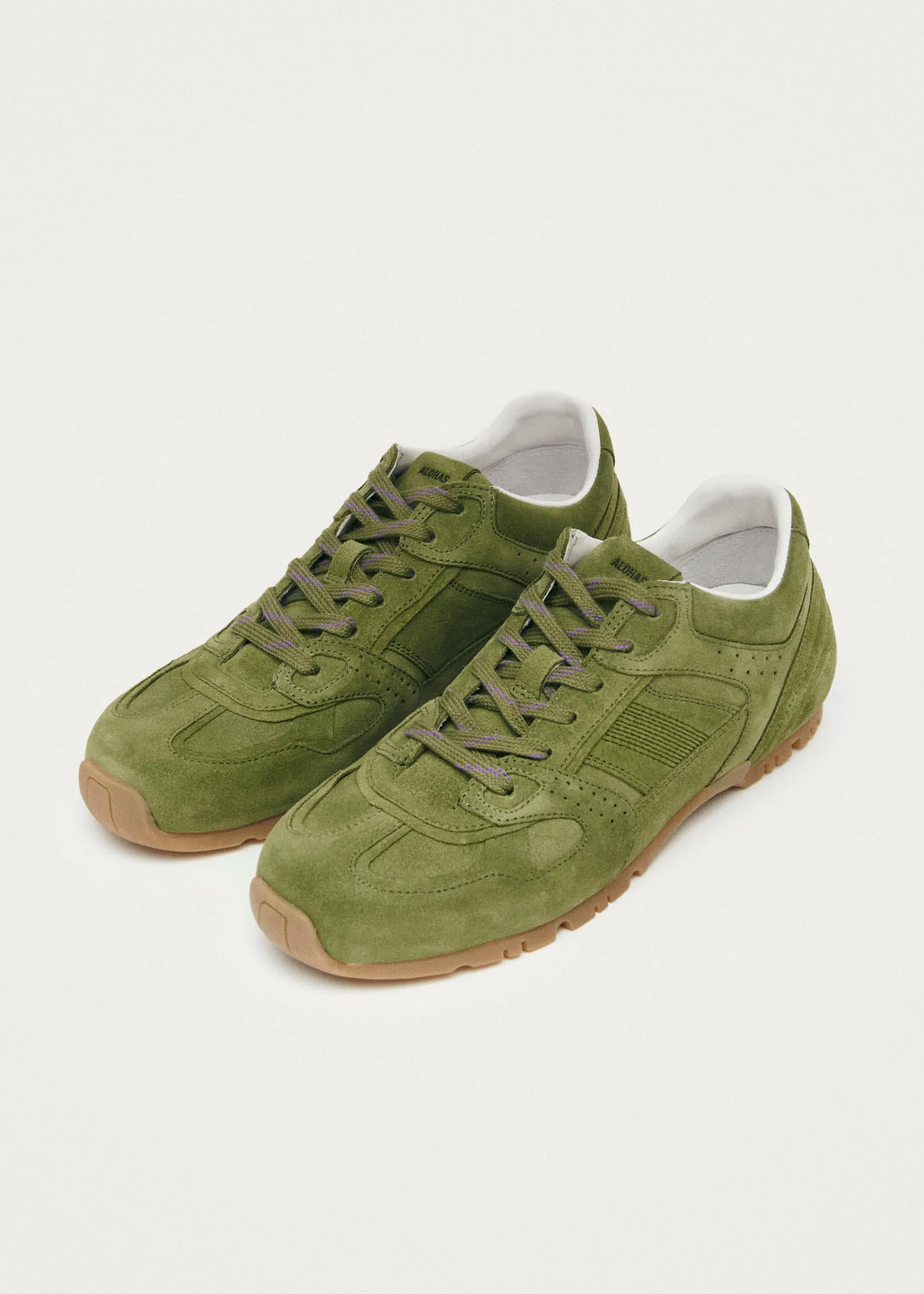 ALOHAS Tb.56 Suede Grün Leder Sneaker< Limited Units | Men